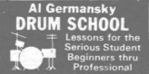 Al Germansky Drum School advertisement