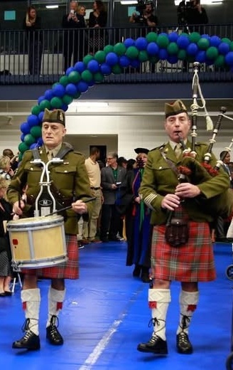 Pipes and drums performance